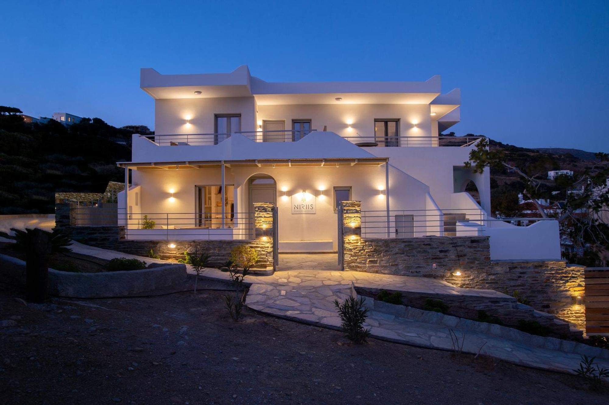 Niriis Sea View Studio Melite Batsi Батси Экстерьер фото
