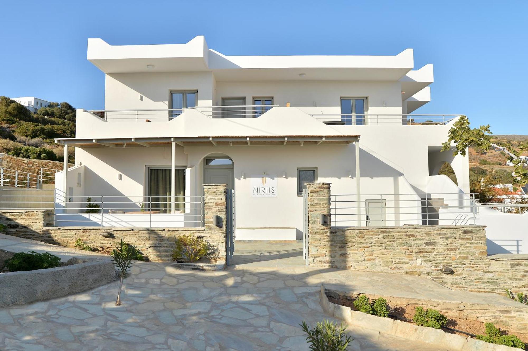 Niriis Sea View Studio Melite Batsi Батси Экстерьер фото
